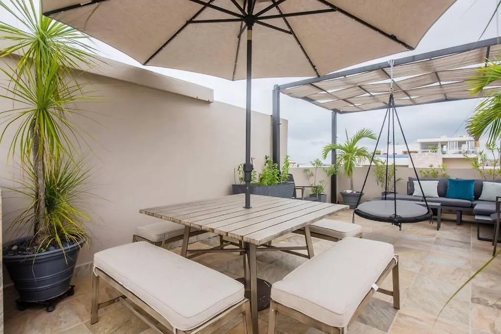 Location- 3-Bdr Penth-150 Mbps- Pool- Priv Rooftop Playa del Carmen Appartement